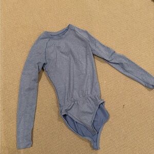 Figs Seamless Underscrub Bodysuit in Blue